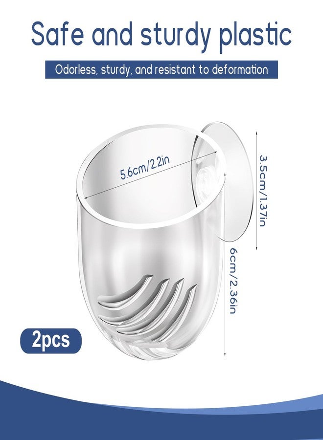 Alrhso 2Pcs Aquarium Plant Holder Suction Cup Planter Fish Tank Plant Pots Clear Acrylic Aquatic Plants Pot Aquarium Plants Cup for Fish Tank Aquascape Decorations Water Culture Decor - Image 2